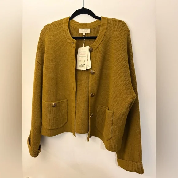 Sézane Valerio Jacket in Olive Green XXL - Picture 3 of 9